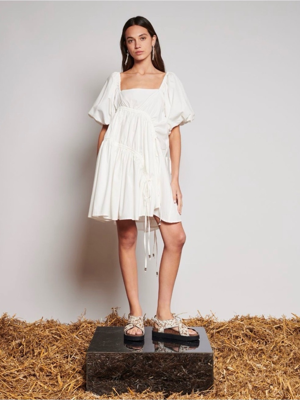 Ghospell Dinah Oversized Mini Dress